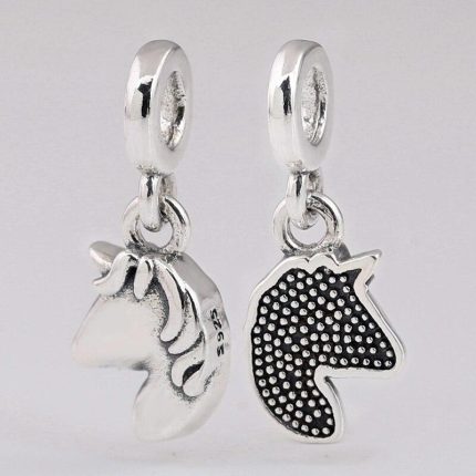 Original Cute My Magical Unicorn Pendant Beads Fit 925 Sterling Silver Bead Charm Bracelet Bangle DIY Jewelry